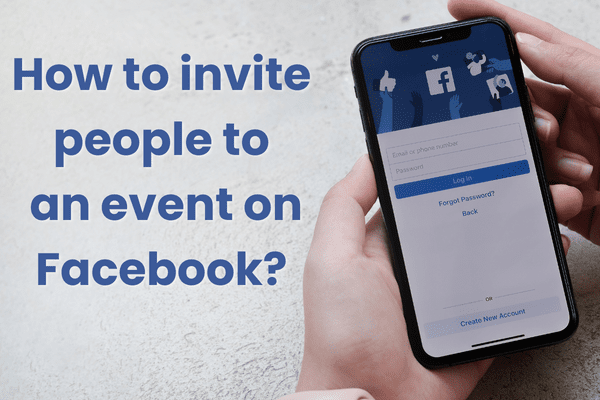 How to invite people to an event on Facebook?