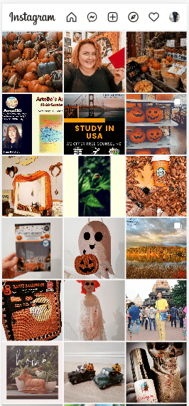 Halloween social media post ideas - Pumpkin