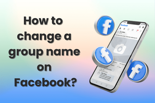 How to change a group name on Facebook