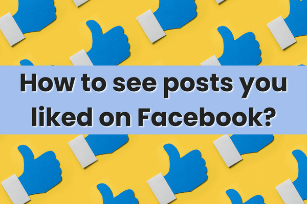 How to see posts you liked on Facebook? Quick Steps