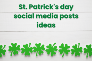 St. Patrick's Day sociale medier poster ideer