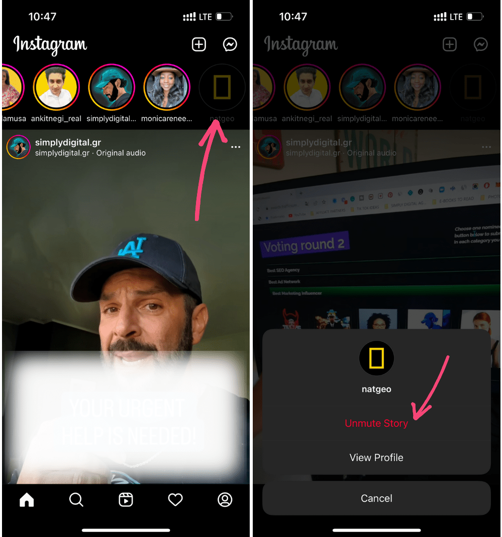 How to Unmute Someone’s Story on Instagram?