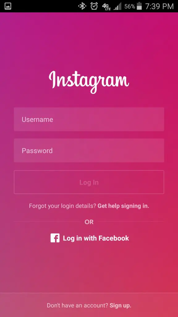 Your account has been temporarily blocked on Instagram - Log in again to Instagram