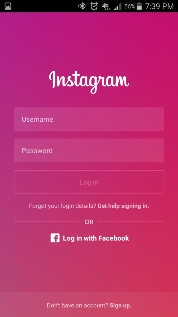 Your account has been temporarily blocked on Instagram - Log in again to Instagram