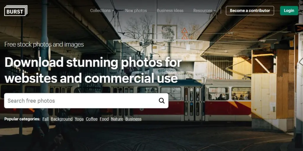 Burst by shopify stock image provider