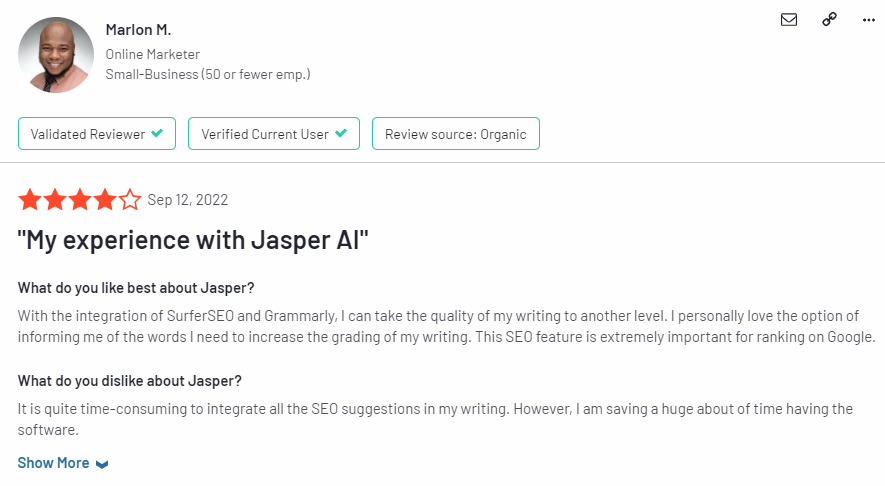 jasper reviews