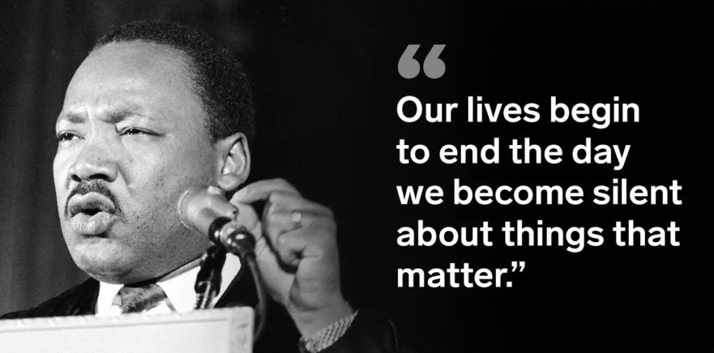 Martin Luther King Jr day social media post idea - quotes