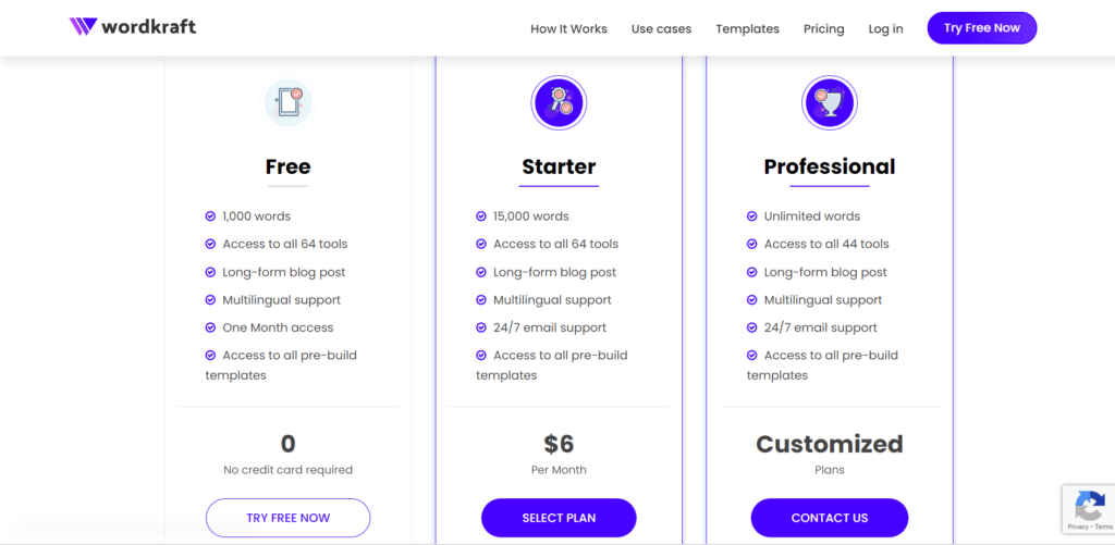 Jasper AI vs Wordkraft AI: Pricing Plans