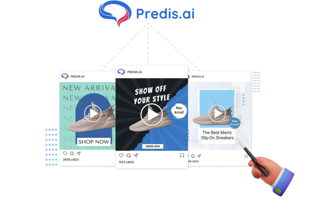 predis.ai creates content for product