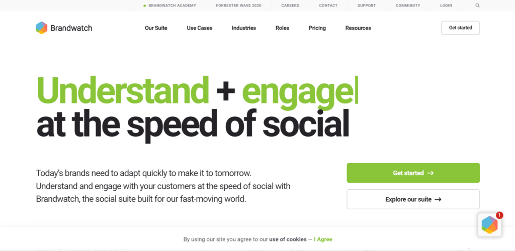 AI Social Media Tools For Agencies - Brandwatch