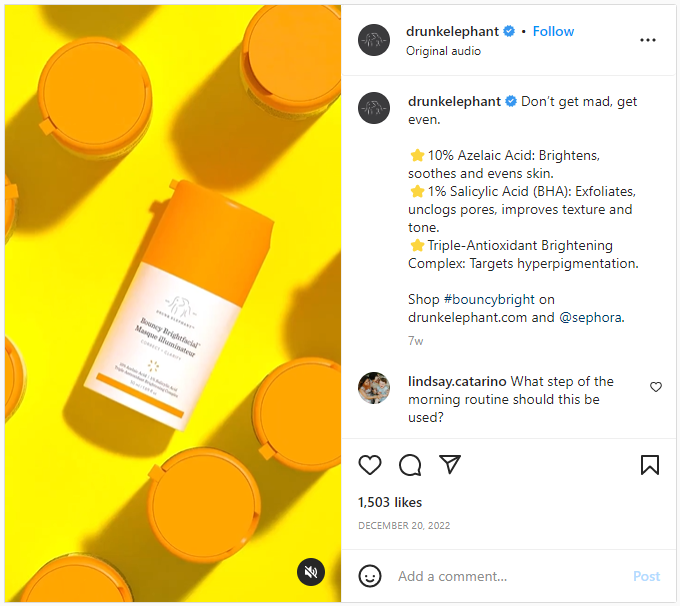 Sådan sælger du produkter på Instagram uden en hjemmeside - brug hashtags