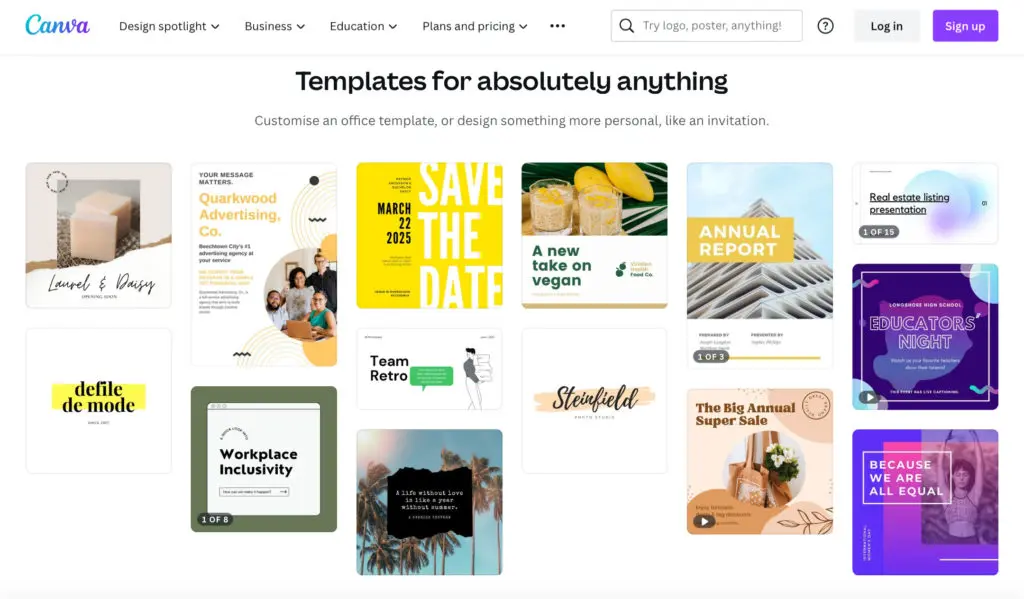 Canva Template Library