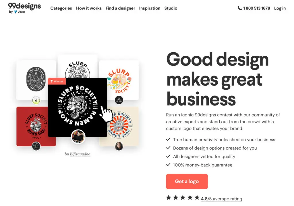 99designs - Crello alternative