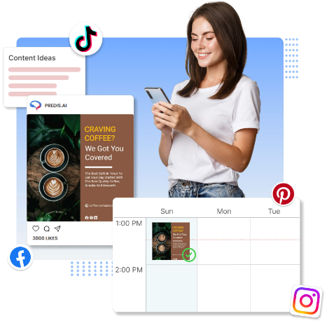 predis.ai content scheduler