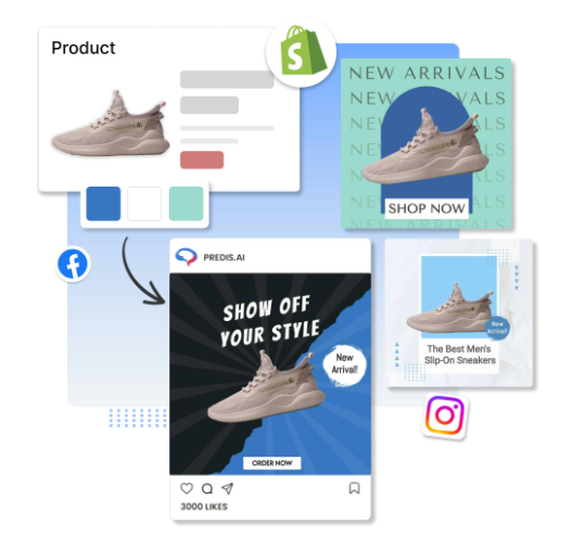 Social Media Tools for Dropshipping - predis.ai