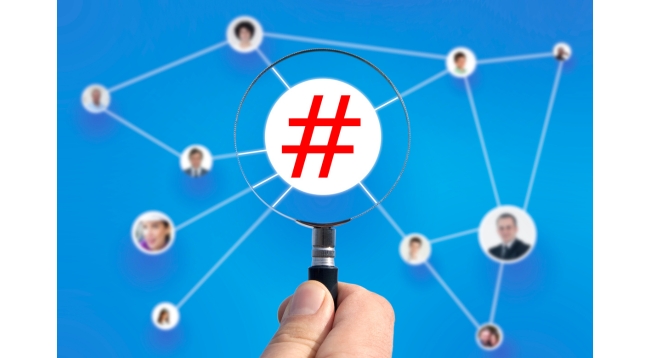 finding influencers through hashtags