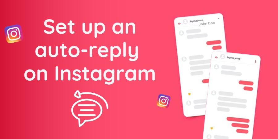 set up auto reply on Instagram