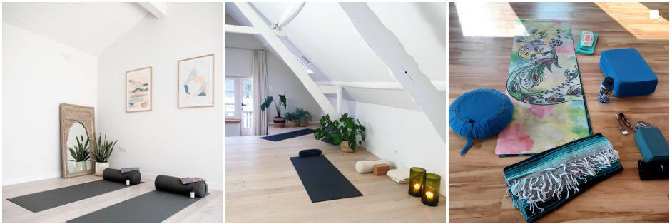 yoga set up post