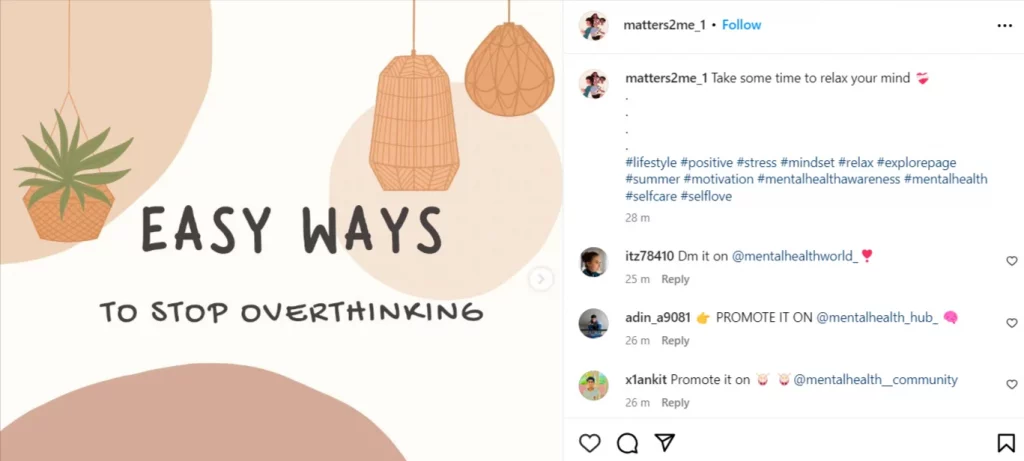Instagram Marketing for Therapists-post ideas