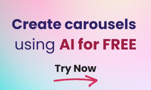 create carousel using AI