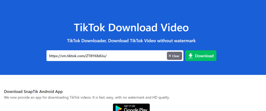 tiktok video downloader
