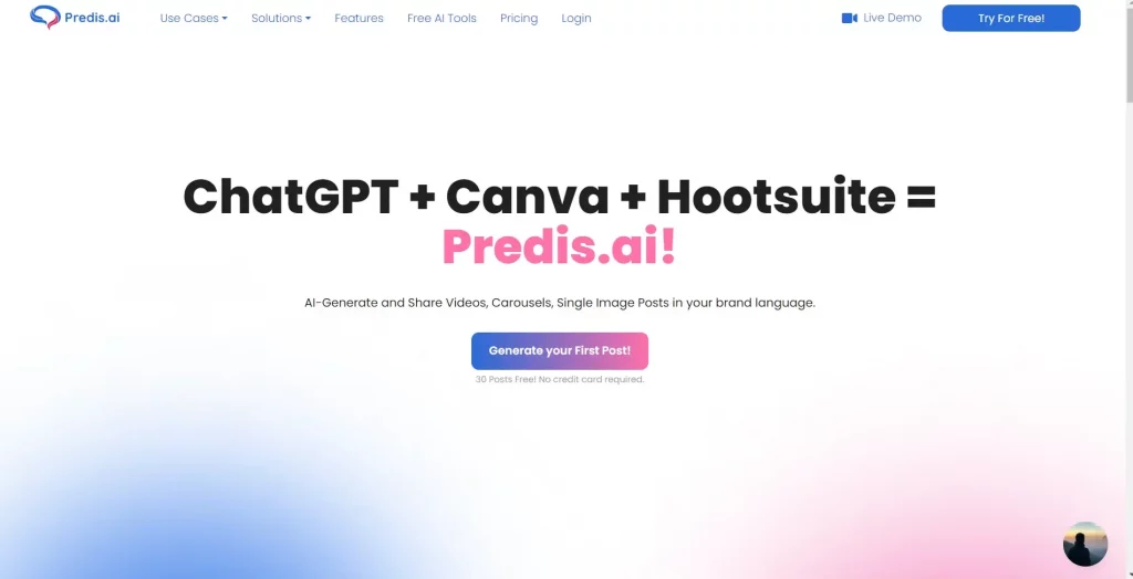 Predis AI - Alat grafik media sosial Shopify