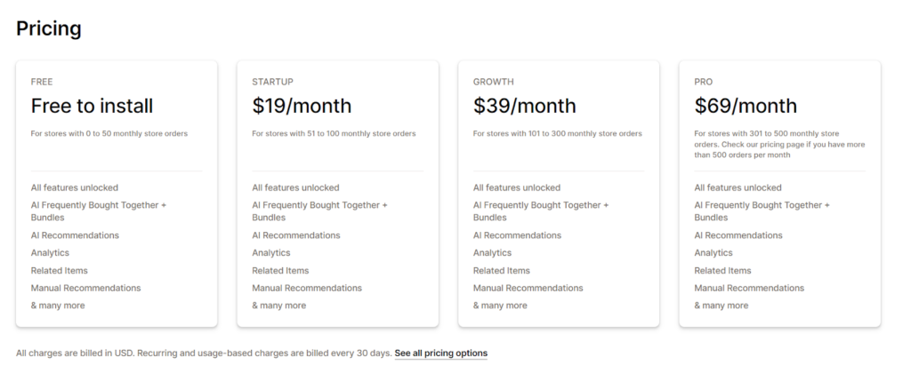 Wiser pricing