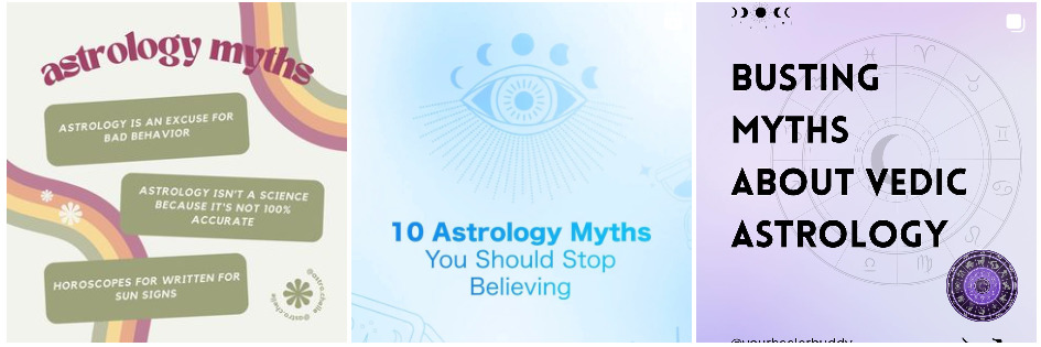 astrology post idea - myths