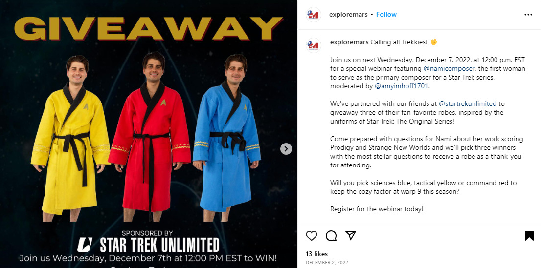 Top Star Trekthemed Social Media Content Ideas