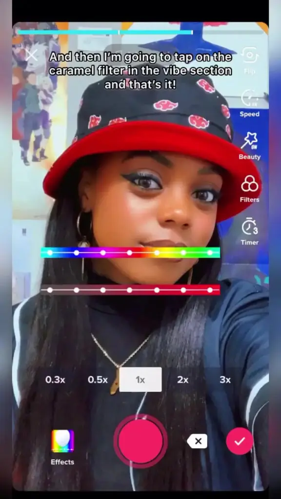 Caramel filter