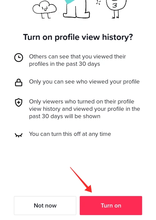 how to turn on profile views on tiktok