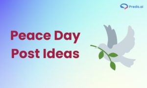 Idee per pubblicare post sulla Giornata della Pace