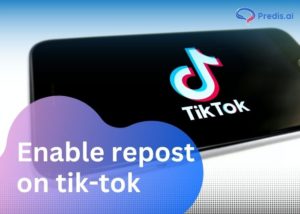 Enable repost on TikTok