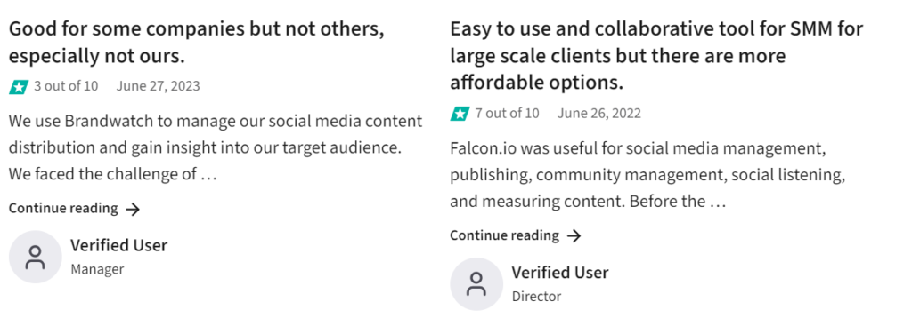 Brandwatch reviews