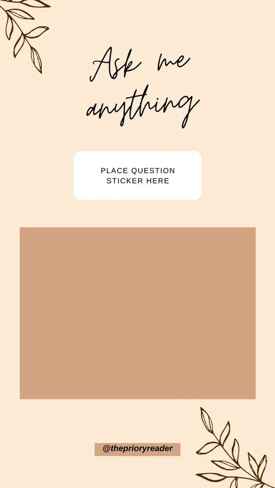 Ask Me Anything Template