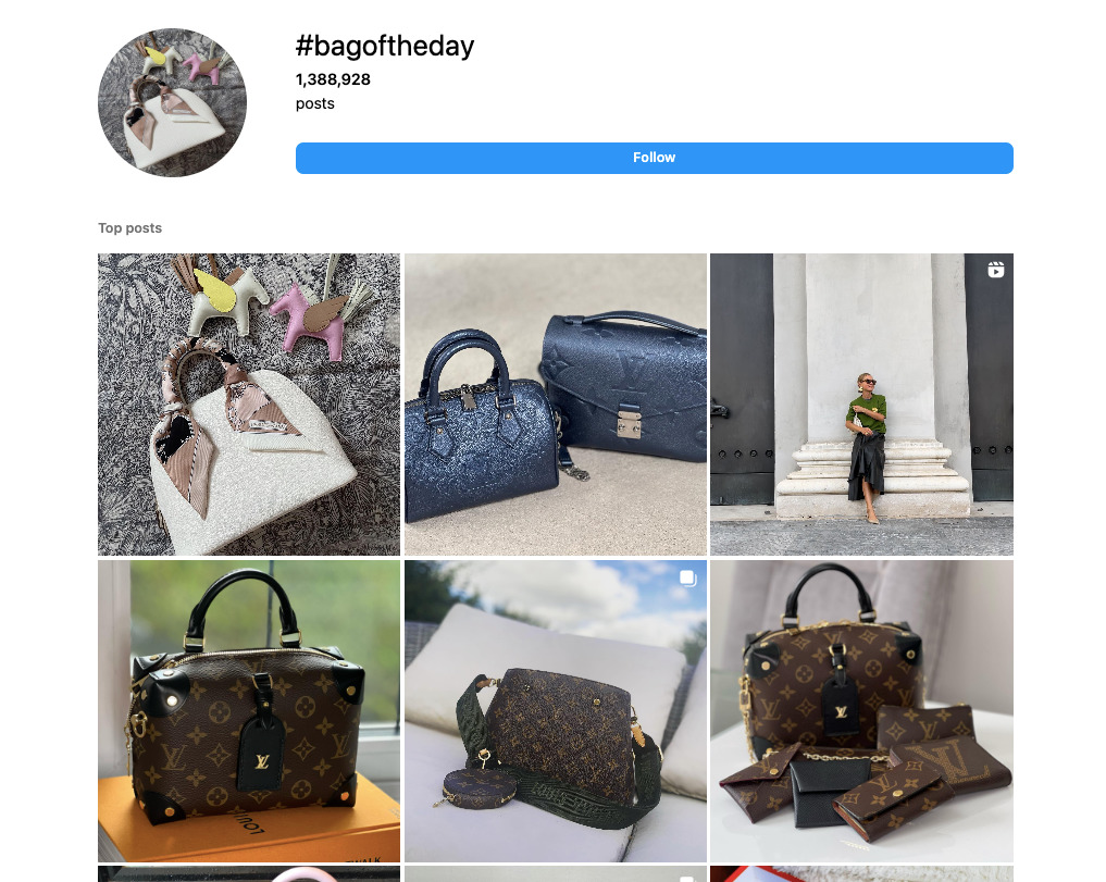 Bloggeri de modă Hashtag-uri #5: Hashtag-uri pentru genți de mână