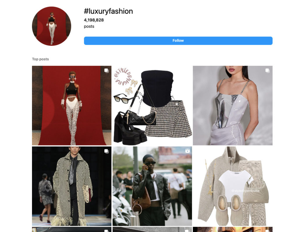 Fashion Bloggers Hashtags #13: Luksus Fashion Hashtags