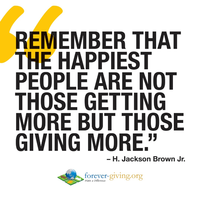 charity quote post