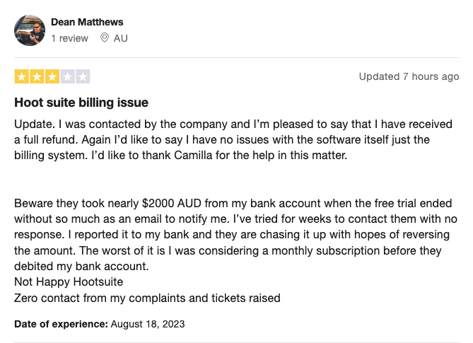 hootsuite reviews