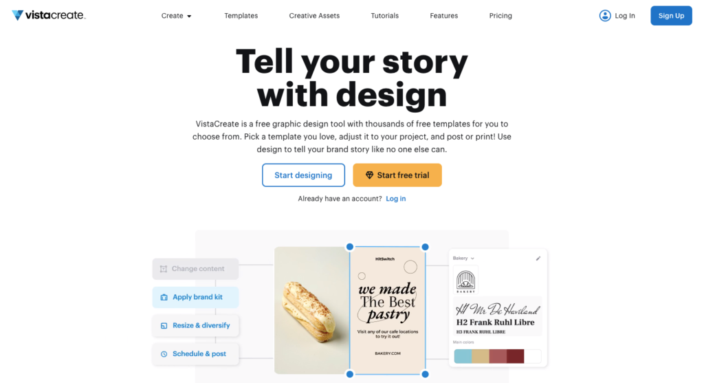 VistaCreate - A Design Tool