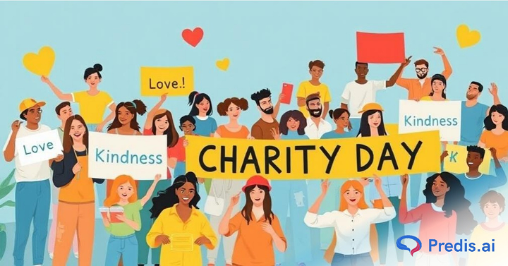 Charity day post ideas for social media