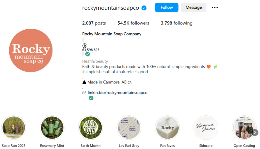 Rocky mountain soap co
