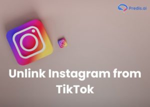 Fjern linket til Instagram fra TikTok