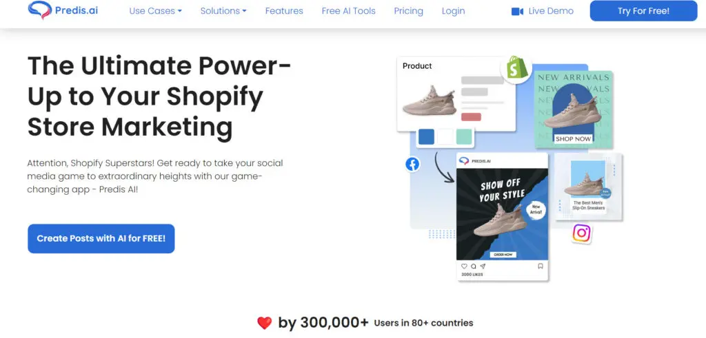 Predis AI home page