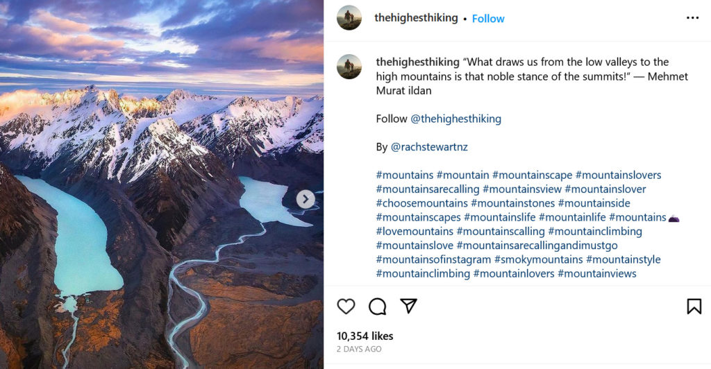 Instagram billedtekster til naturen
