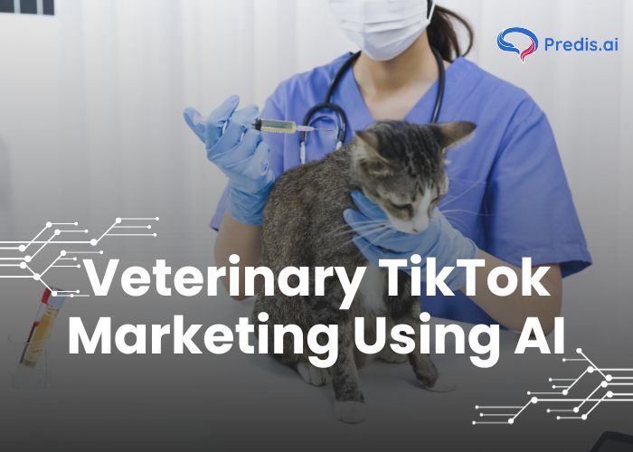 Veterinary TikTok marketing using AI