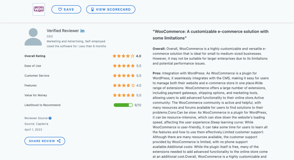 WooCommerce: Ecommerce Tools and Features review