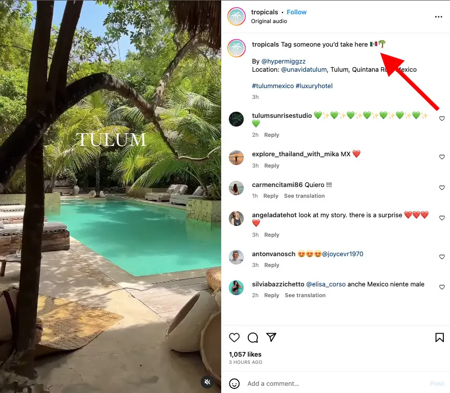 Increase engagement on Instagram by using CTAs