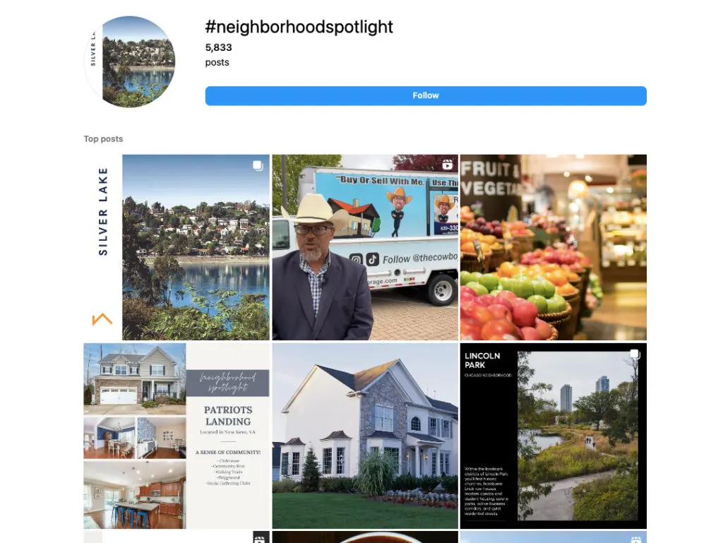 Real Estate Hashtags to Highlight Neighborhoods