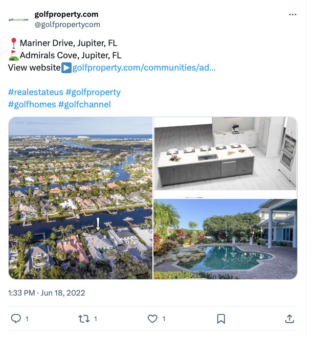 Real Estate Hashtag Using in Twitter
